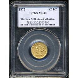 1872 $2 1/2 VF30 PCGS.