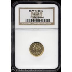 1872-S $2 1/2 XF45 NGC.