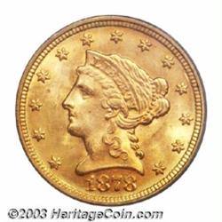 1878 $2 1/2 MS66 PCGS.