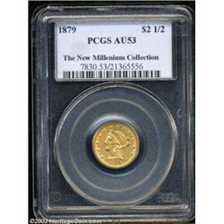 1879 $2 1/2 AU53 PCGS.