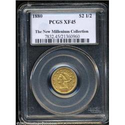 1880 $2 1/2 XF45 PCGS.