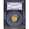 Image 1 : 1889 $2 1/2 MS62 PCGS.