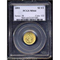 1893 $2 1/2 MS64 PCGS.