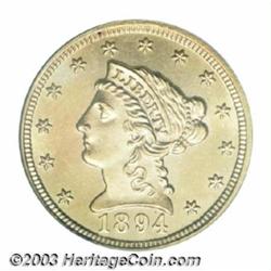 1894 $2 1/2 MS64 PCGS.