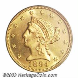 1894 $2 1/2 MS64 PCGS.