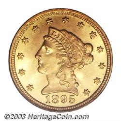 1895 $2 1/2 MS66 PCGS.