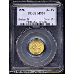 1896 $2 1/2 MS64 PCGS.