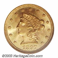 1897 $2 1/2 MS67 NGC.