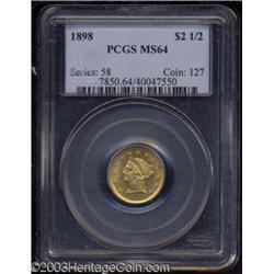 1898 $2 1/2 MS64 PCGS.