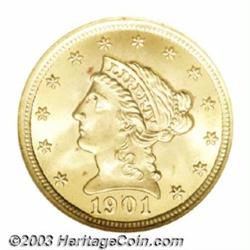 1901 $2 1/2 MS66 NGC.