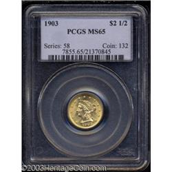 1903 $2 1/2 MS65 PCGS.