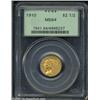 Image 3 : 1910 $2 1/2 MS64 PCGS.