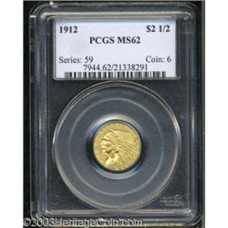 1912 $2 1/2 MS62 PCGS.
