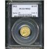Image 1 : 1912 $2 1/2 MS62 PCGS.