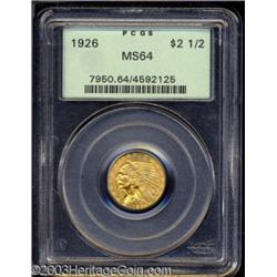 1926 $2 1/2 MS64 PCGS.