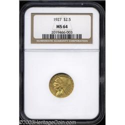 1927 $2 1/2 MS64 NGC.