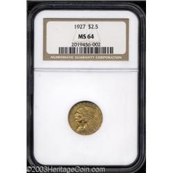 1927 $2 1/2 MS64 NGC.