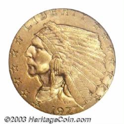 1927 $2 1/2 MS65 PCGS.