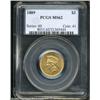 Image 3 : 1889 $3 MS62 PCGS.