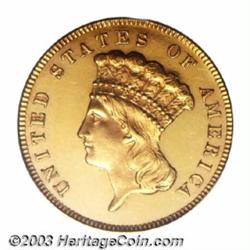 1886 $3 PR63 PCGS.