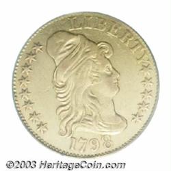 1798 $5 Large Eagle, Large 8, 13 Star Reverse XF40 PCGS.