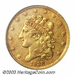 1838-D $5 XF45 PCGS.