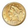 Image 1 : 1854 $5 MS62 PCGS.