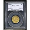 Image 3 : 1860-C $5 AU55 PCGS.