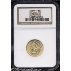 1898 $5 MS64 NGC.