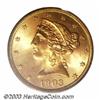 Image 1 : 1903-S $5 MS65 PCGS.