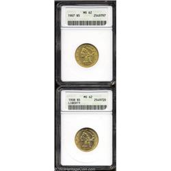 1908 Liberty MS62 ANACS,