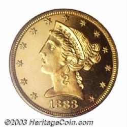 1883 $5 PR65 PCGS.