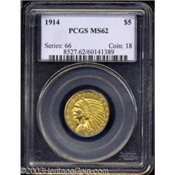 1914 $5 MS62 PCGS.