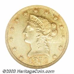 1850-O $10 AU53 NGC.