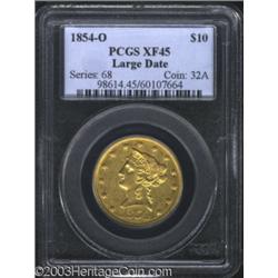 1854-O $10 Large Date XF45 PCGS.