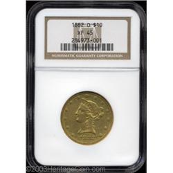1882-O $10 XF45 NGC.
