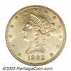 Image 1 : 1892-CC $10 MS60 PCGS.