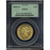 Image 1 : 1892-O $10 MS62 PCGS.