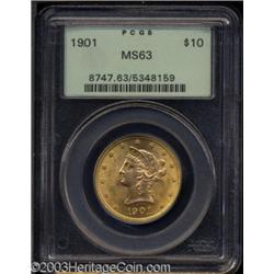 1901 $10 MS63 PCGS.