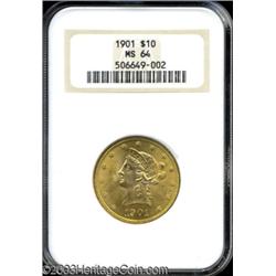1901 $10 MS64 NGC.