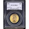 Image 1 : 1901 $10 MS64 PCGS.