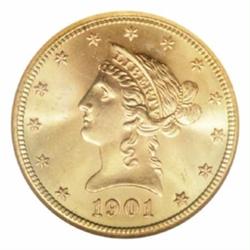 1901-S $10 MS67 NGC.