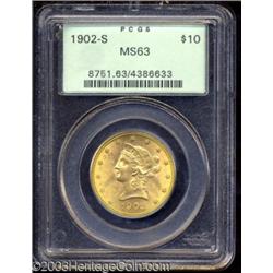 1902-S $10 MS63 PCGS.