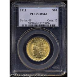 1911 $10 MS62 PCGS.
