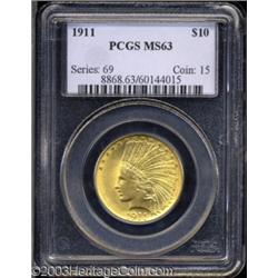 1911 $10 MS63 PCGS.