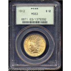 1912 $10 MS63 PCGS.