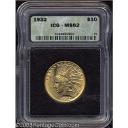 1932 $10 MS62 ICG.
