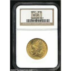 1932 $10 MS63 NGC.