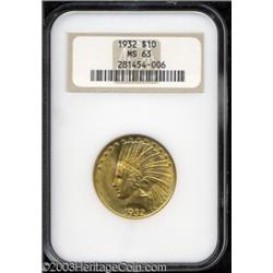 1932 $10 MS63 NGC.