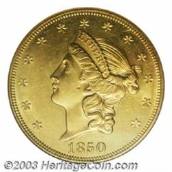 1850 $20 MS62 NGC.